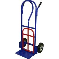 Тележка грузовая двухколесная с откидной полкой КГ 250 П (г/п 250 кг, колёса литые 250 мм)