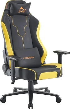 Геймерское кресло Rapid (Рапид) (экокожа желтая)